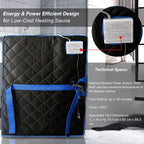 SereneLife Portable Sauna Box for Home, Infrared Sauna Tent - Image 12