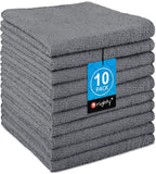 Orighty Washcloths Towels Set 10 Pack, Highly Absorbent and Soft Feel by AllRightinOrighty