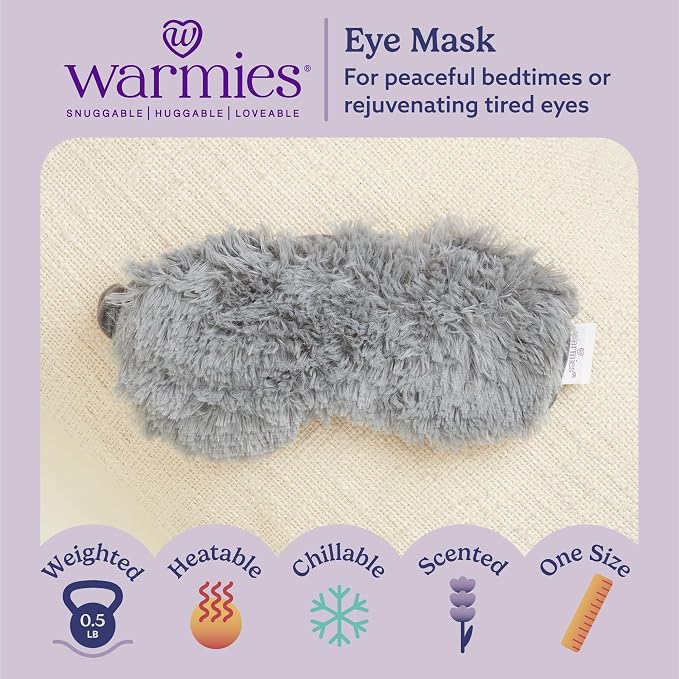 warmies Microwavable Eye Mask for Warmth & Comfort - Image 3