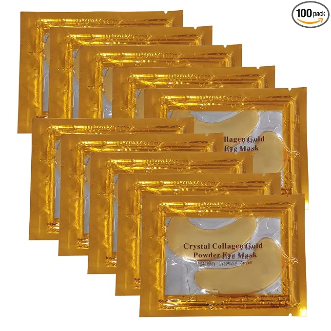 Vandarllin24K Gold Powder Gel Collagen Eye Masks Sheet Patch, Remove Bags by VandarllinHomeKitchenDecor