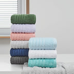 Aibaser Towels - Premium 100% Cotton Bath Towels Set, Lightweight and High - Image 5