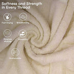 Ariv Premium Jumbo Bath Towels Pack of 2, Beach Towel, Extra-Large Bath Sheets - Image 6