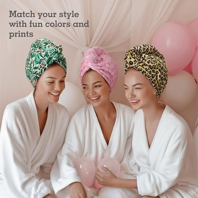 Brook + Bay Microfiber Hair Towel Wrap - Image 5