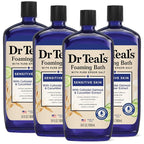 Dr Teal's Foaming Bath with Pure Epsom Salt, Sensitive Skin with Colloidal by DrTeals