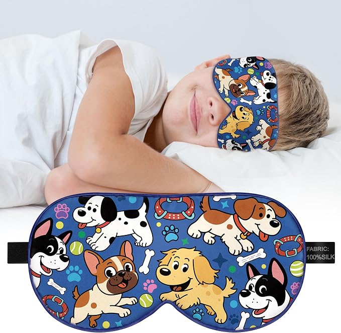 Silk Kids Sleep Mask: 100% Mulberry Silk Eye Mask, Sleeping Masks by Unknown