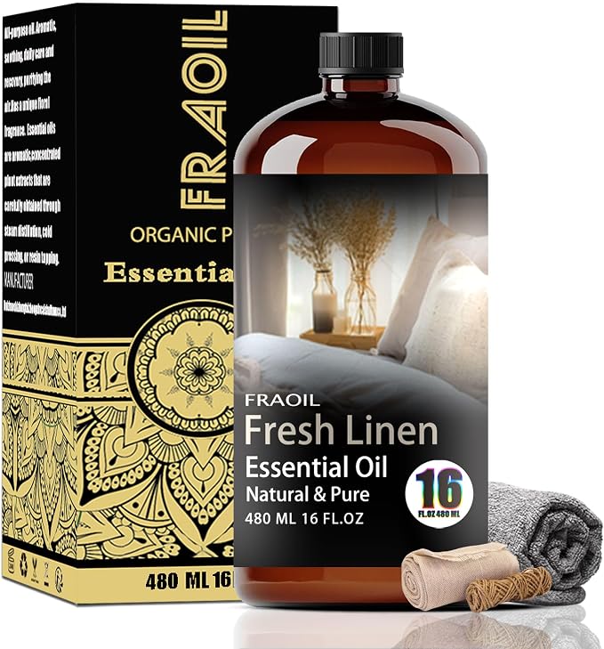 Fresh Linen Essential Oil, Fresh Linen Oil 16 Fl Oz 480ML by FRAOILESSENTIALOIL