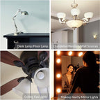 Simba Lighting Small Globe G16.5 Round Bulb 25W E12 Candelabra Base - Image 4