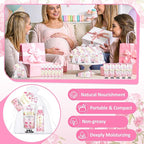 VISCOO 45 Sets Baby Shower Hand Cream and Lip Balm Gifts, Baby Shower Party - Image 6
