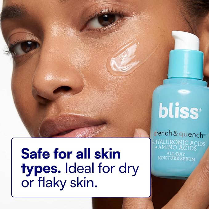 Bliss Drench & Quench Hyaluronic Acid Serum – Hydrating Face Serum - Image 5