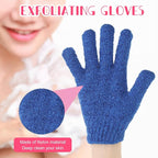 Tegeme 100 Pcs Exfoliating Gloves Bulk Double Sided Nylon Colorful Bath Shower - Image 4