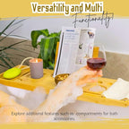 Premium Bathtub Tray with Accessories - Image 7