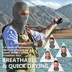 Balaclava Face Mask Sun UV Protection Breathable Full Head Mask - Image 4