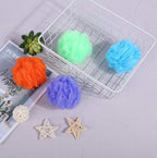 Bath Sponges, Small Size Colorful Shower Sponges Exfoliating Mesh Pouf Bath - Image 2