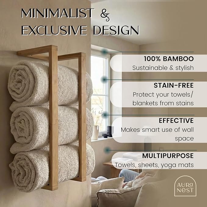 Bamboo Towel Racks - Image 2