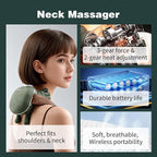 Neck Massager with Heat for Pain Relief Deep Tissue Cordless Neck and Shoulder - Image 3