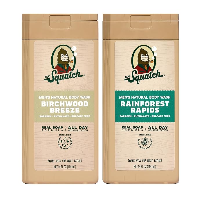 Dr. Squatch Natural Men's Body Wash Shower Gel by DrSquatch