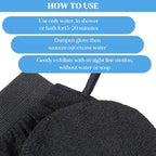 24 Pcs Black Exfoliating Gloves Bulk, Deep Exfoliating Glove - Image 5