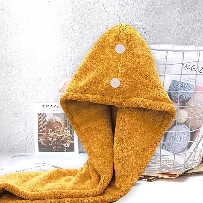 Microfiber Hair Drying Towel Wrap - Image 2
