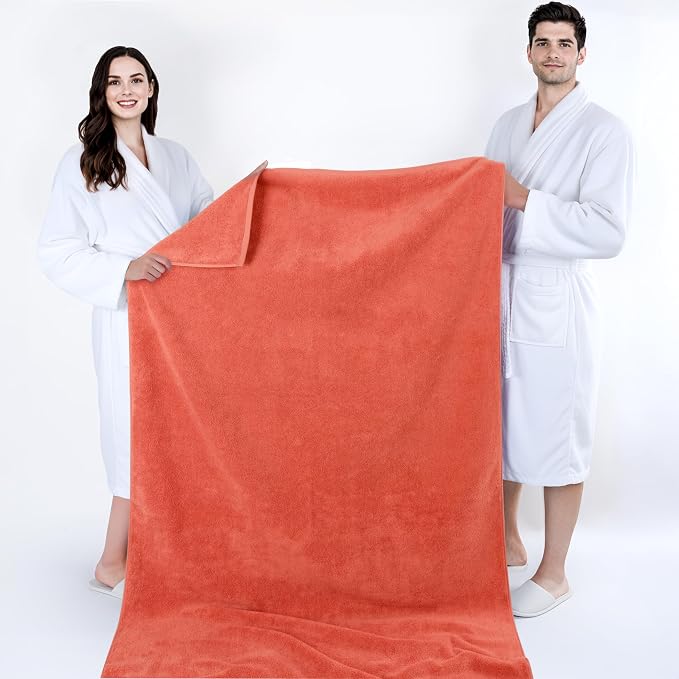 Cotton Paradise 100% Cotton 40x80 Oversized Bath Sheet, Extra Large Turkish - Image 5