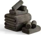 8 Piece Bath Towel Set-2 Oversized Bath Sheets, 2 Hand Towels, 4 by Ycosy