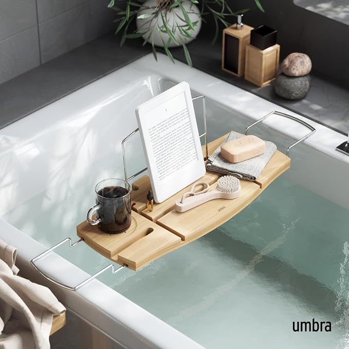 Umbra Aquala Bathtub Tray Extendable Caddy - Image 2