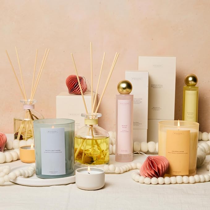 Bergamot & Jasmine Scented Candle | 11oz, 60 Hour Burn | Natural Soy Wax - Image 8