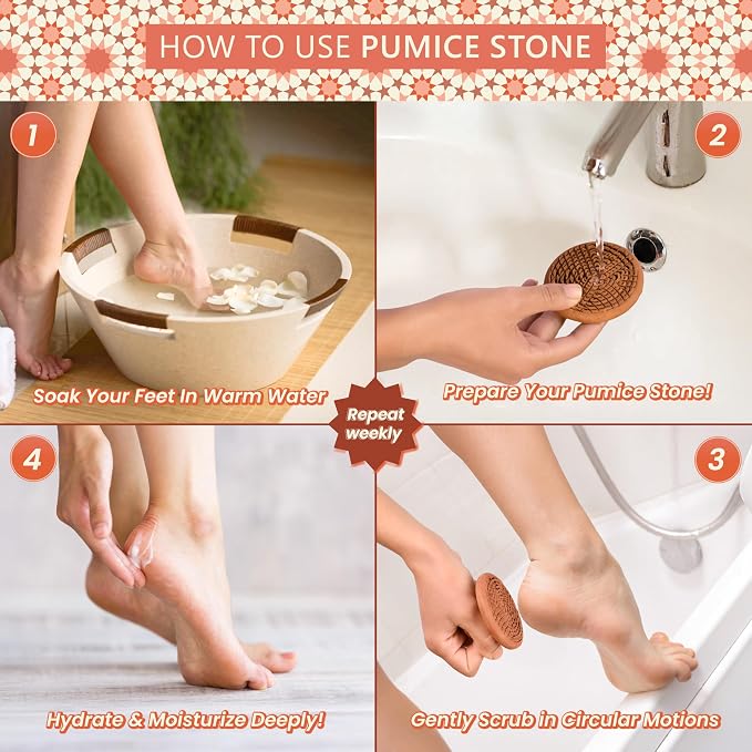 Natural Terracotta Pumice Stone - Image 6