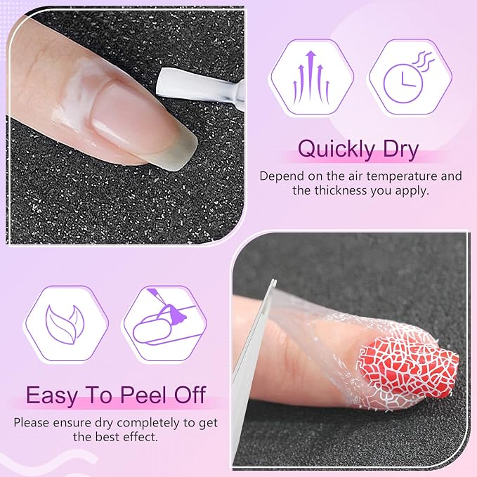 SAVILAND 2PCS Liquid Latex for Nails: 30ML Liquid Latex Peel Off Nail Polish - Image 5