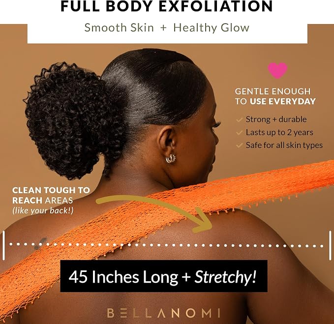 BELLANOMI African Exfoliating Net Sponge, Ethically sourced from Nigeria - Image 7