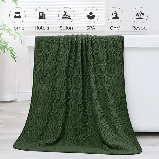 JML Microfiber Bath Towels Set of 4, Large Bathroom Towel - Image 7