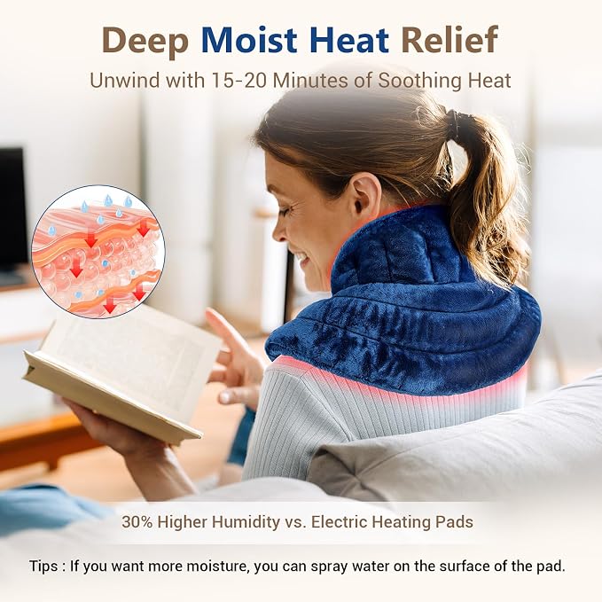 Comfytemp Neck Shoulder Heating Pad Microwavable - Image 4