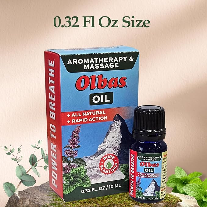 Olbas Massage and Aromatherapy Oil, 0.32 Fl Oz, Body Massage Oil, Swiss Herbal - Image 9