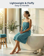 Lane Linen 100% Cotton Bath Towels 4 Pack - Image 2
