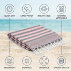 Cotton Turkish Beach Towel - Image 3