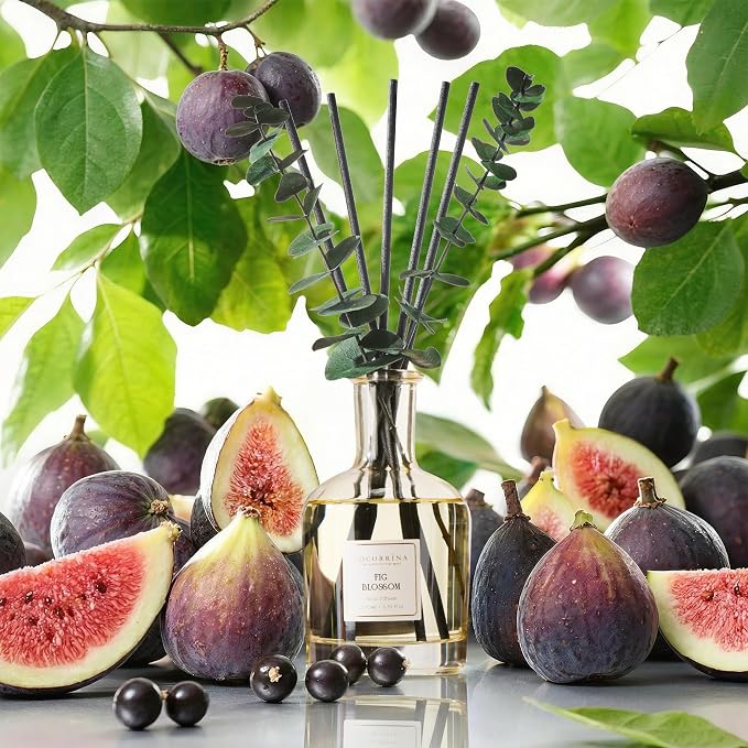 COCORRÍNA Fig Blossom Reed Diffuser – 6.76 oz Essential Oil - Image 3