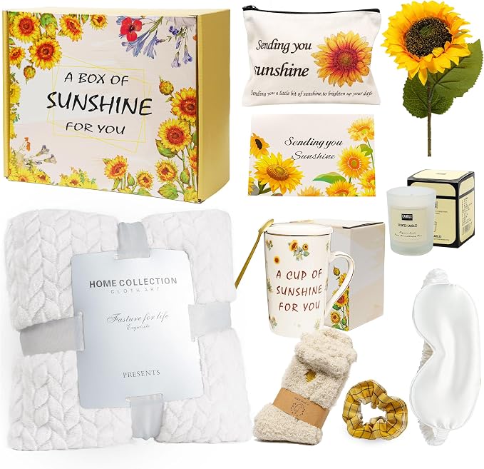 Sunflower-Themed Encouragement Gift Box - Image 2