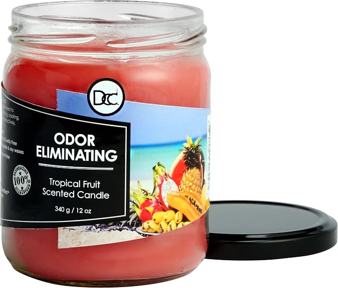 Tropical Fruit Odor Eliminating Highly Fragranced Candle - Image 2
