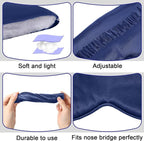 Newcotte 50 Pcs Silk Sleep Eye Mask - Image 4