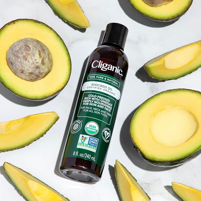 Cliganic Organic Avocado Oil, 100% Pure - Image 2