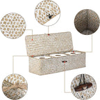Sumnacon Extended Seagrass Storage Basket - Image 4
