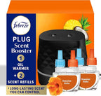 Febreze Plug Scent Booster Starter Kit, Oil Diffuser, Air Freshener Plug in by Febreze