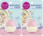 eos Shea Lip Balm, Birthday Cake | All-Day Moisture | 0.25 oz | Pack of 2 by eosproducts