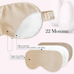 SilkDream 100% Mulberry Silk Sleep Mask Eye Mask - Image 3