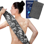 Exfoliating Washcloth Shower Towels, Premium Japanese Exfoliating Body Scrubber by Adanluxe