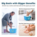 AWA Extra Large Pool Foot Bath, Sturdy Feet Soaking Tub and Pedicure Bowl - Image 4