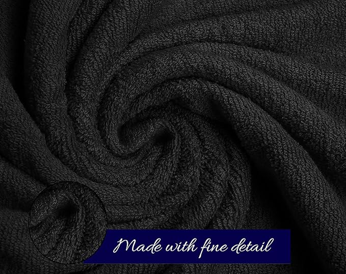 ZUPERIA Premium Multicolor Bath Towels Set of 8 100% Pure Cotton Shower Towels - Image 6