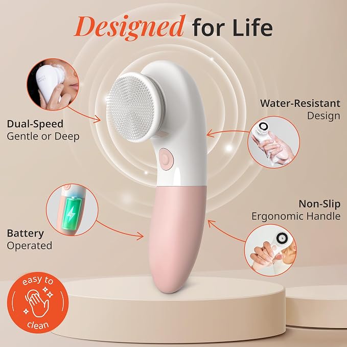 Vanity Planet Raedia Facial Cleansing Brush - Image 3