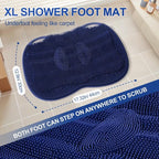 Shower Foot Scrubber Mat Large 2.0- Silicone Feet Toes Massage Exfoliate - Image 5
