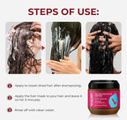 Collagen Shea Butter Hair Mask Deep Repair Conditioning Collagen Shea Butter - Image 4