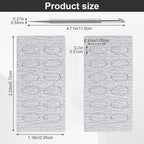 HINZIC Stainless Steel Nail Cuticle Pusher Tools Dual Ended Cuticle Remover - Image 3